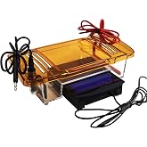 Parco Scientific PA-EL-VL1 Integrated Horizontal Electrophoresis System, Electrophoresis Tank &amp; Blue Light Transilluminator, Electrophoresis Power Apparatus for Biology Lab