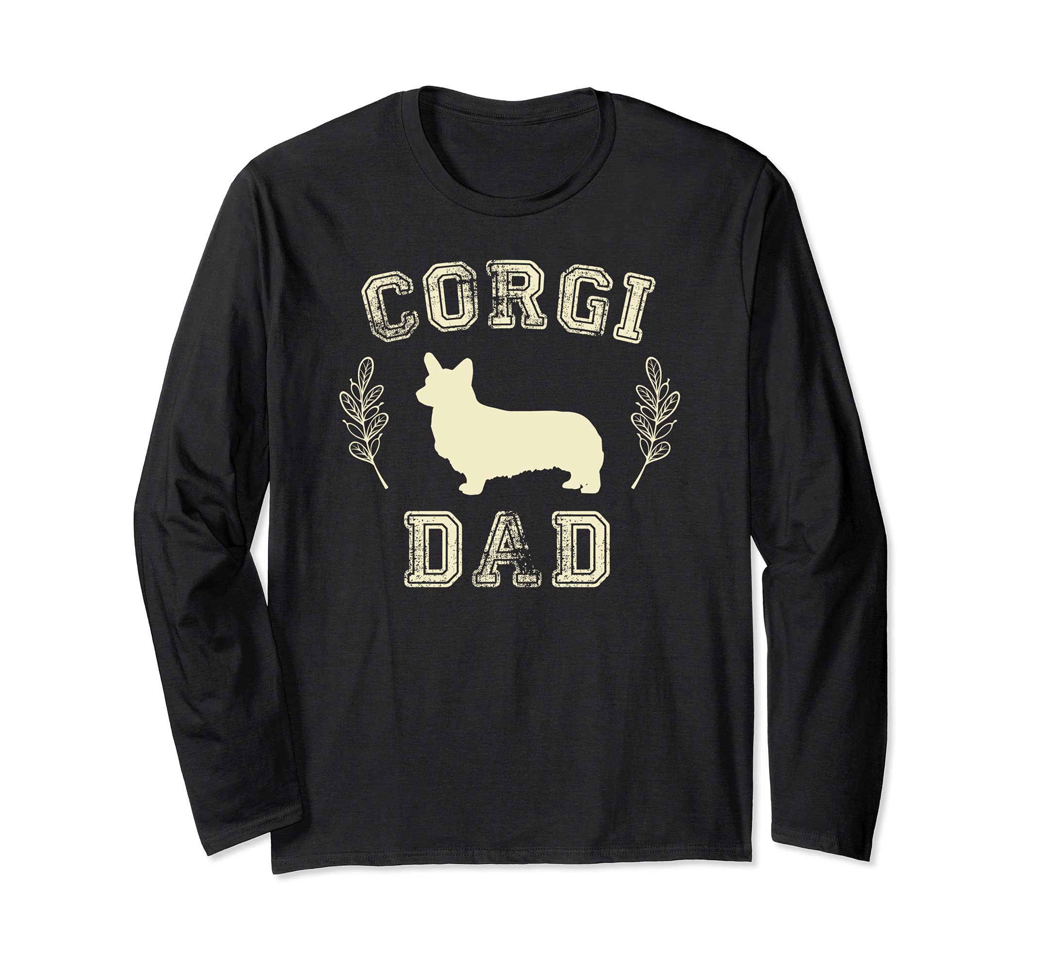 Corgi Dad Corgi gifts for men Corgi Lovers Owners Corgi Dog Long Sleeve T-Shirt