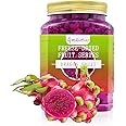 Freeze-Dried Dragon Fruit, Freeze-Dried Fruit, 185g/6.5302, No Added Sugars, Dry Dragon Fruit, ideal for Infusing Drinks, Baked Goods and Water