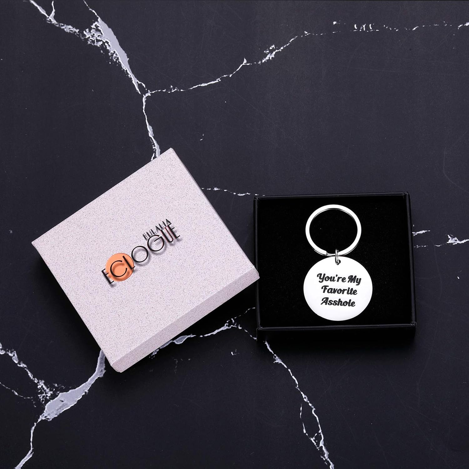 Funny Gifts Men Keychain Husband Boyfriend Present You’re My Favorite Asshole Keyring for Anniversary Valentines Wedding Birthday Christmas Thanksgivings BF Hubby Jewelry at  Men’s Clothing store