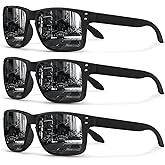 KUGUAOK Polarized Square Sunglasses For Men and Women Matte Finish Sun Glasses UV Protection Glasses