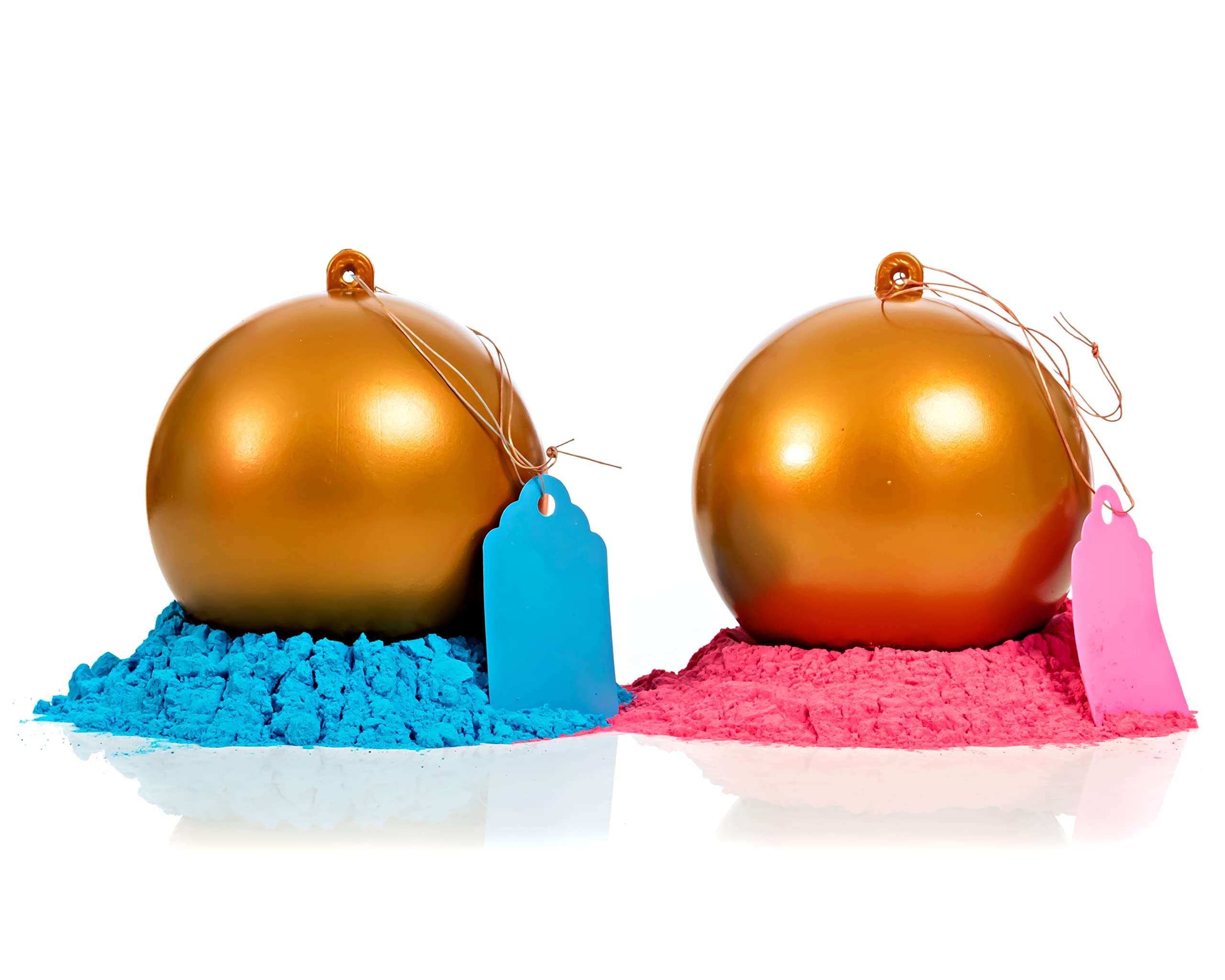 Mua Gender Reveal Golden Ball 2 Pack Pink & Blue Set Exploding