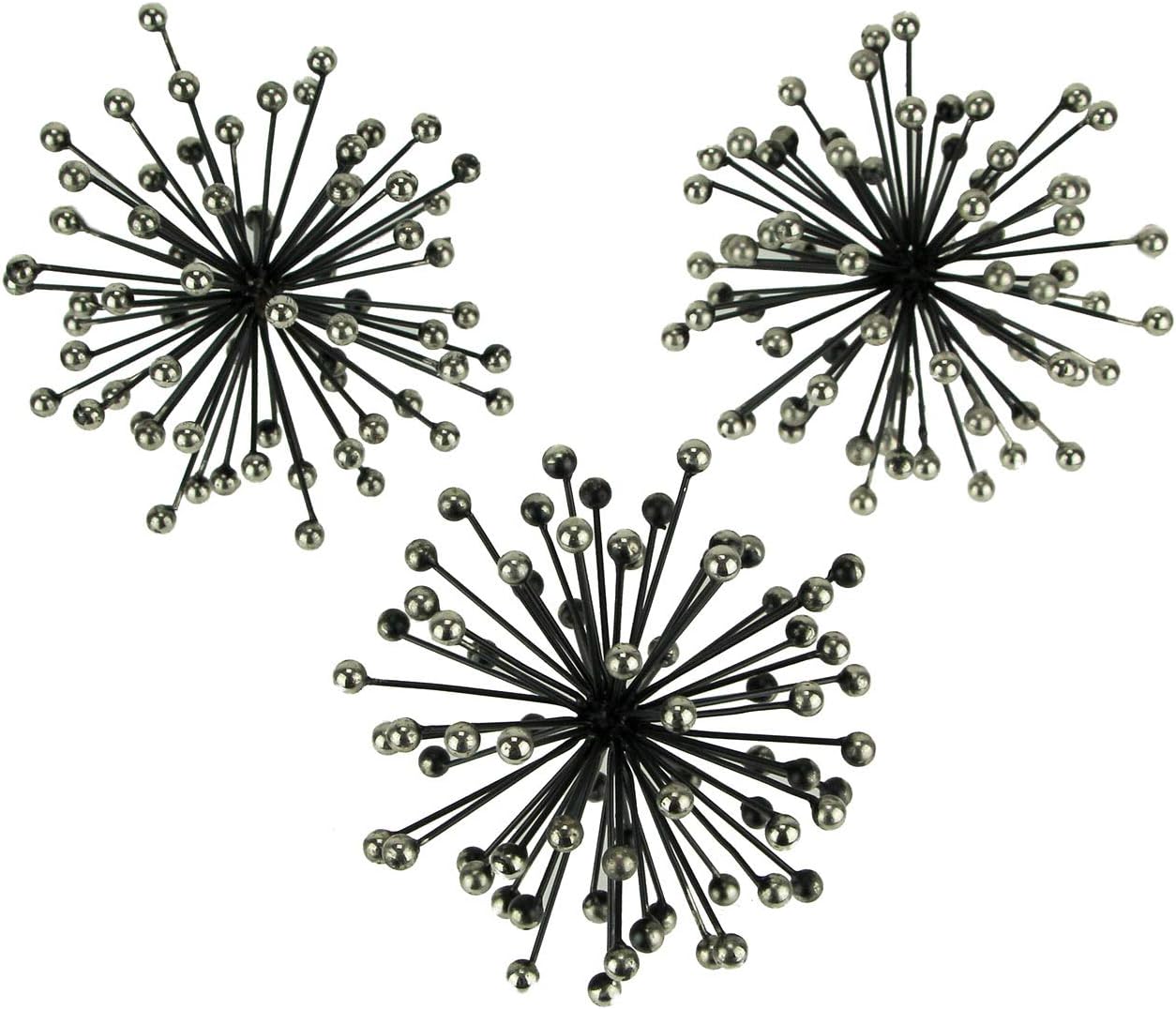 Best Home Accessories Decor Silver Spikey Balls