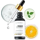 GLOWÍNCE Hydrating Repair & Glow Face Serum with 10% Niacinamide + 5% Vitamin C (MAP), 1.5% HA & Glutathione – Brightening & Dark Spot Corrector – targets hyperpigmentation – Antioxidant-Rich – 30ml