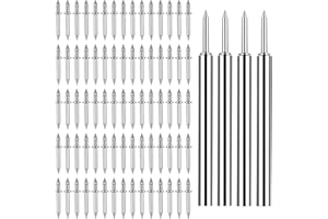 200pcs Double Head Skirting Thread Seamless Nail Invisible Screws with 4 Tools Double Headed Nails for Seamless Skirting Thre