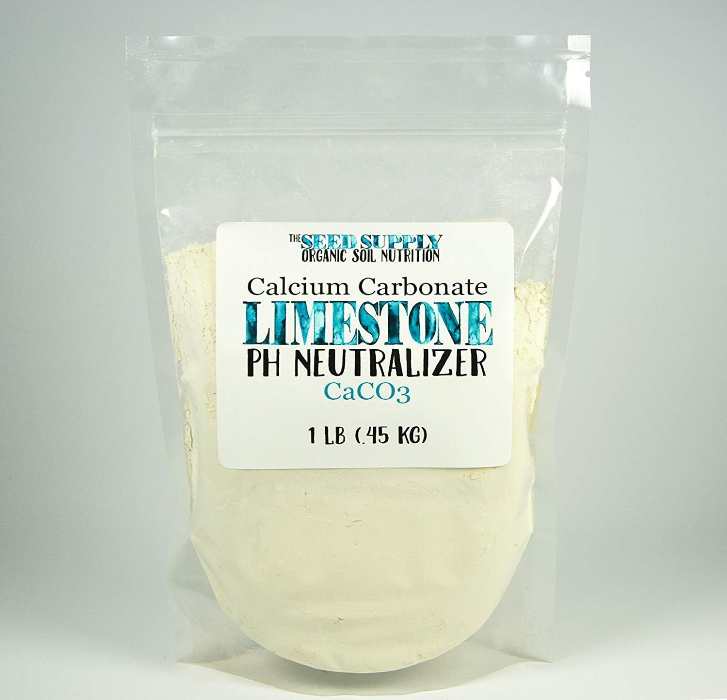 1 Pound Calcium Carbonate Limestone Powder by The Seed