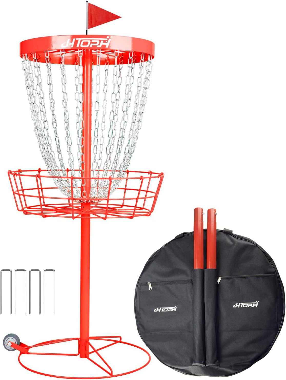 best portable disc golf basket