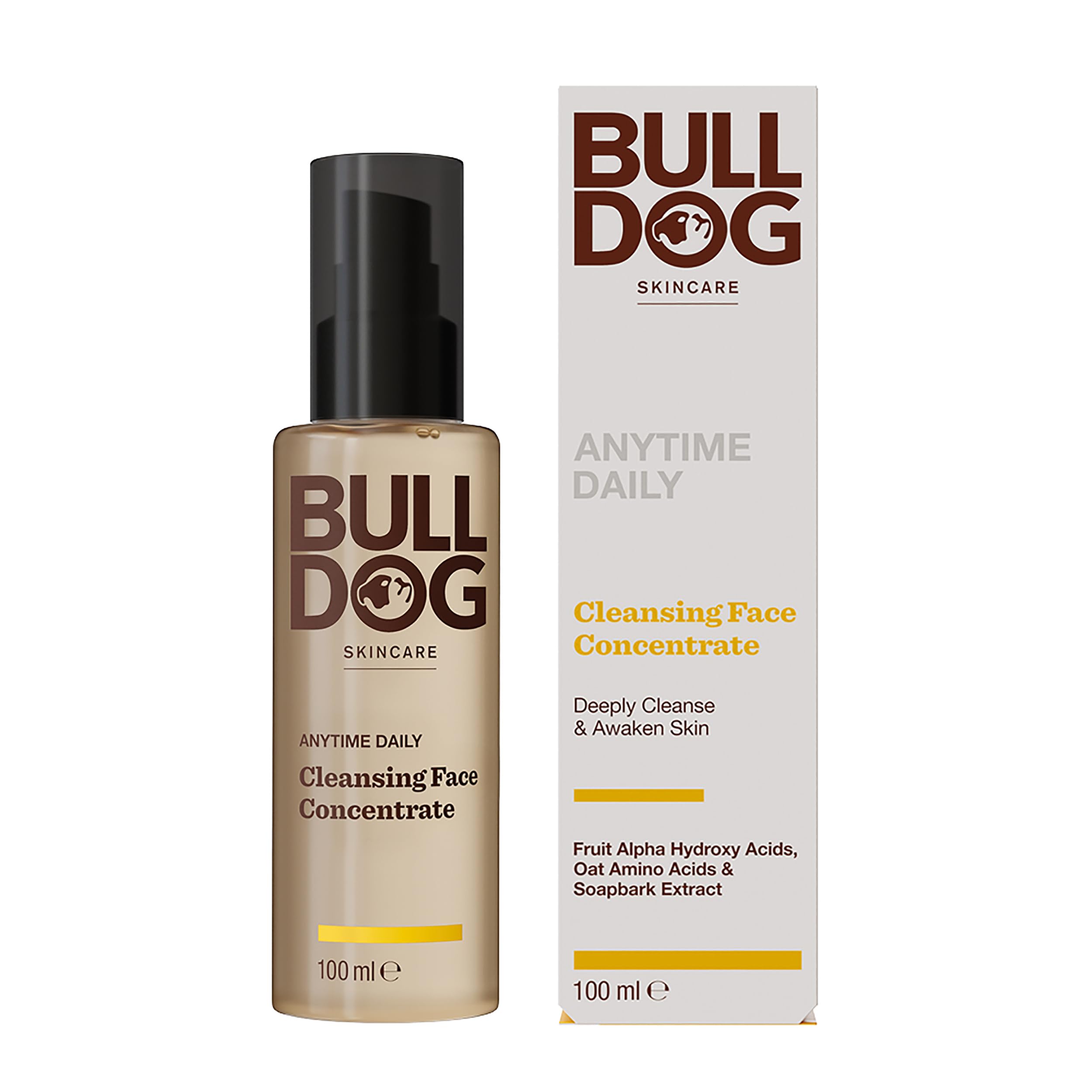 BULLDOG SKINCARE - Anytime Daily Cleansing Concentrate for Men | Face Wash | 100 ml
