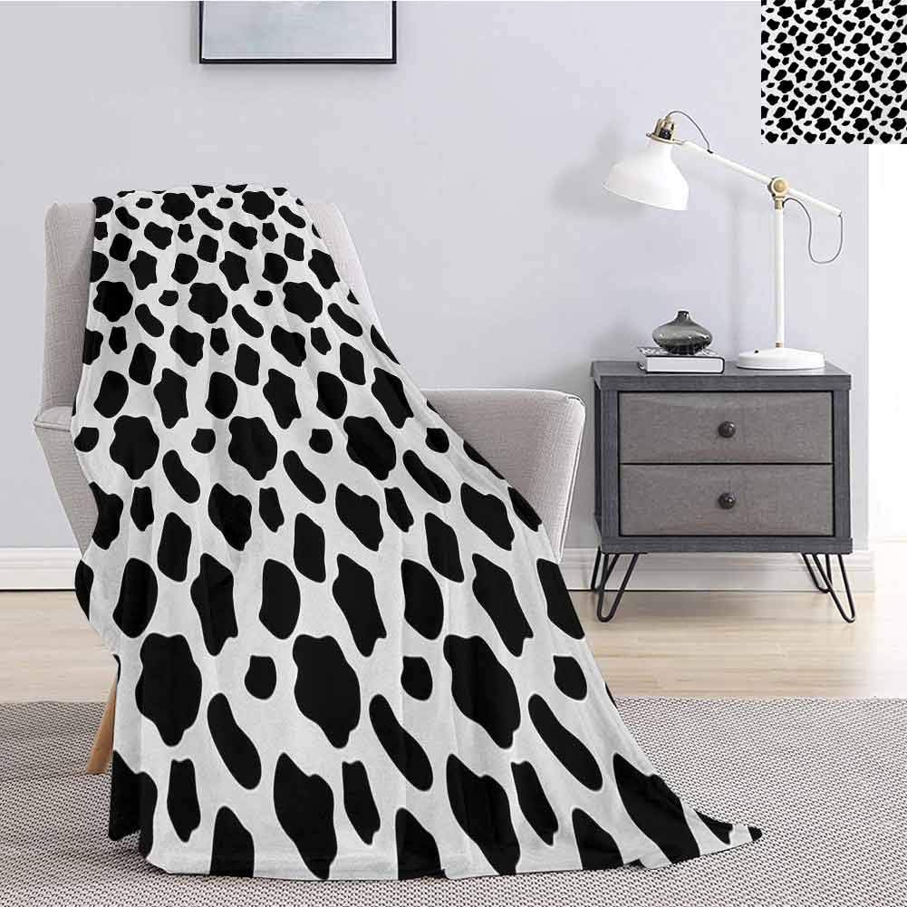 Fenlin Cow Print Rugged or Durable Camping Blanket Cattle
