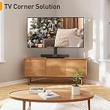 Perlegear Universal Swivel TV Stand 26-60 inch, Height Adjustable, 400x400 VESA view 6
