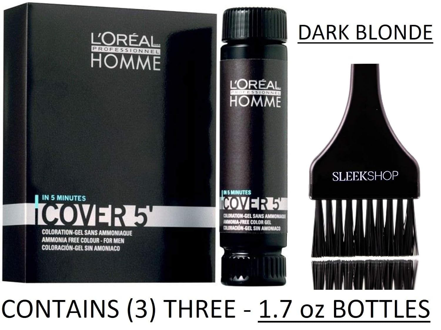 Amazon Com Homme Cover 5 Ammonia Free Hair Color For Men In 5