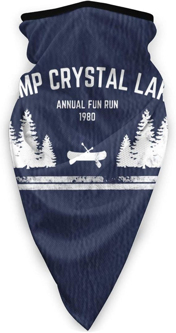 Camp Crystal Lake Fun Run Unisex Windproof Outdoor Face Camp Crystal Lake Fun Run Unisex Windproof Outdoor Face