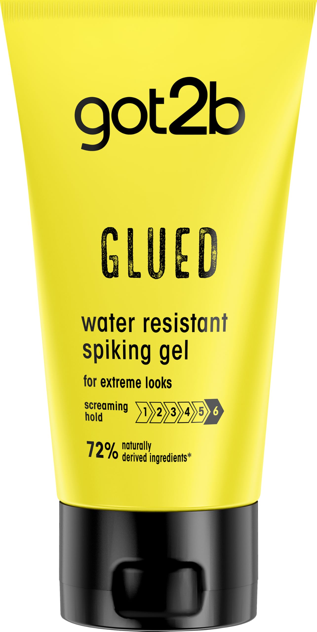 Schwarzkopf Got2B Glued Gel Waterproof Hair Gel for Men with Optimal Hold and Fixing Effect, 150 ml