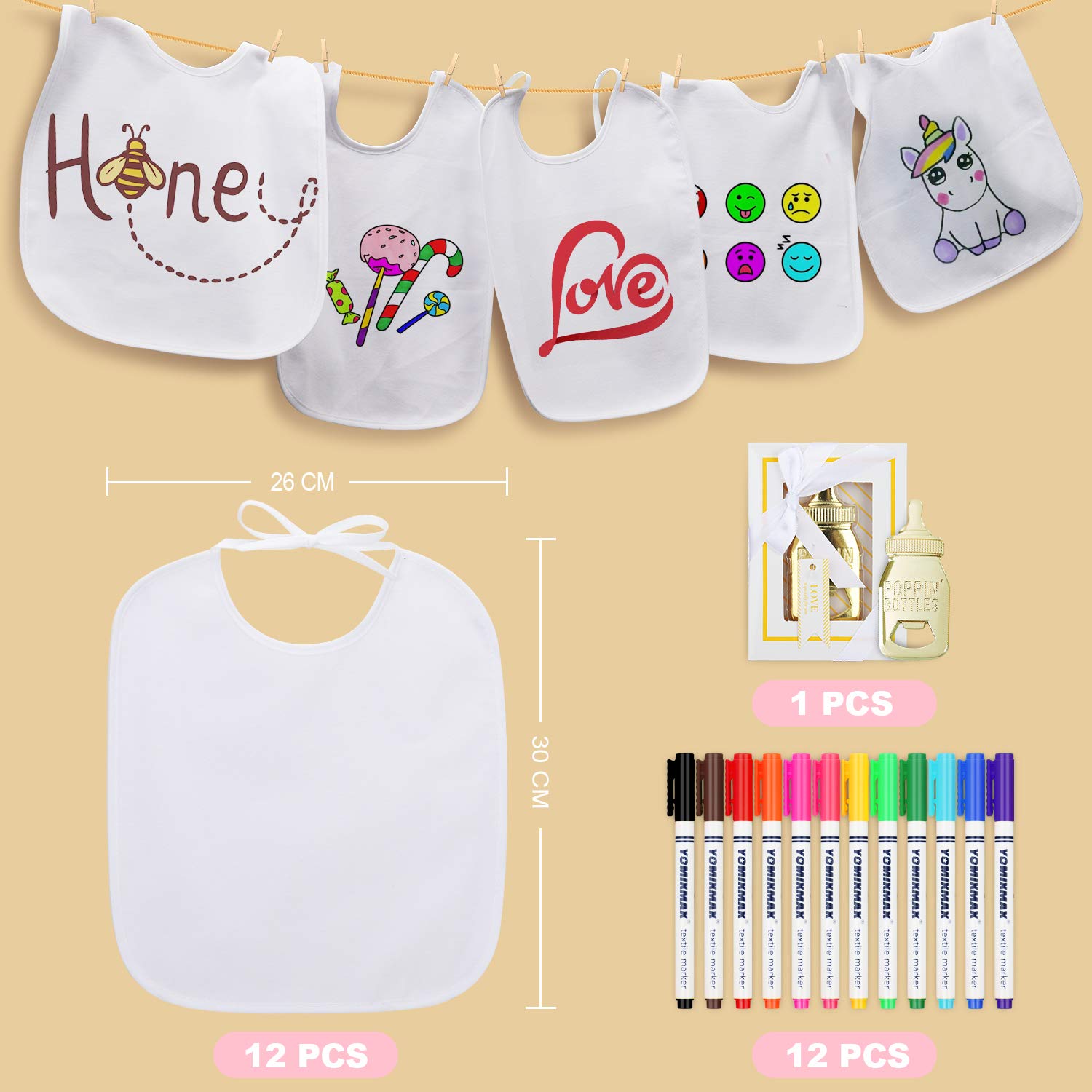 waterproof dribble bibs