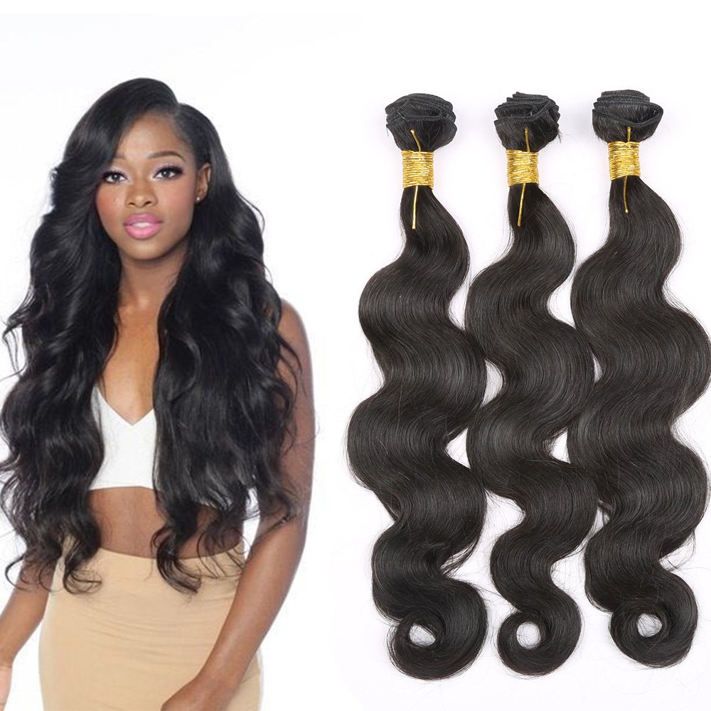 Amazon Com Brazilian Virgin Hair Body Wave 3 Bundle Deals