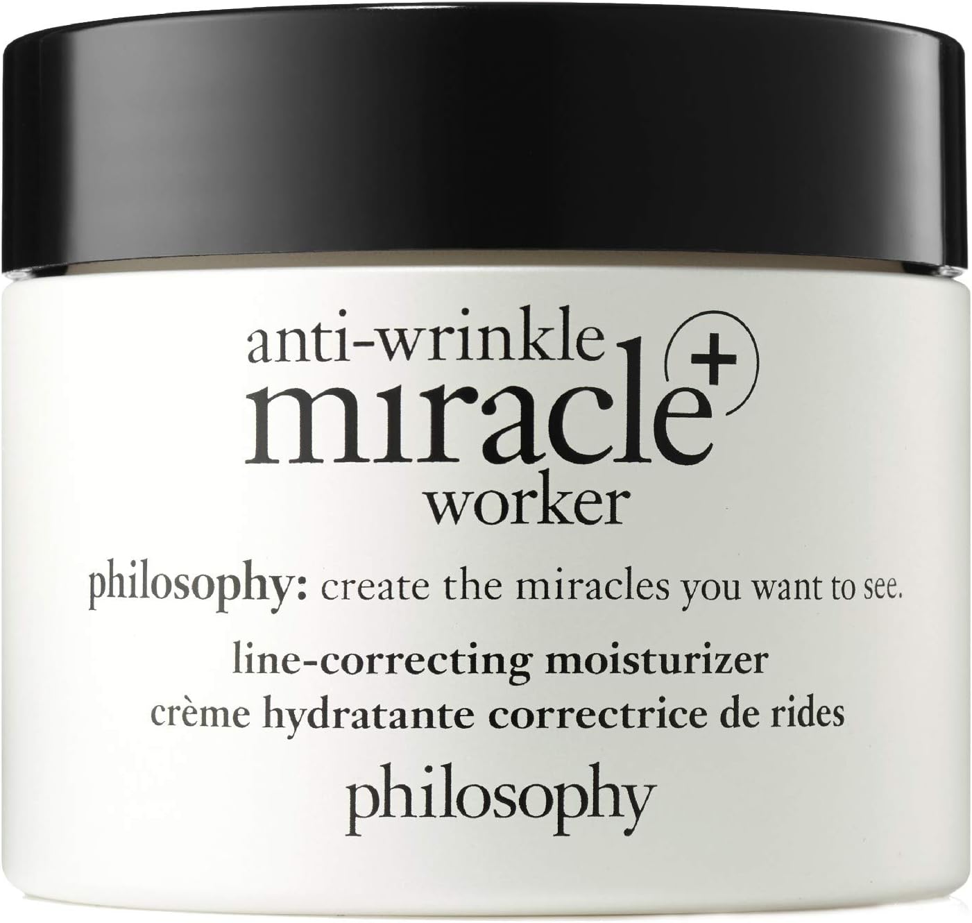 philosophy anti-wrinkle miracle worker day cream 60ml , with vitamin c, hyaluronic acid and peptides