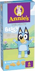Annie's Bluey Shapes Pasta and Cheddar, 6 oz | Made with Organic Pasta, 8g Whole Grain Per Serving, Good Source of Calcium
