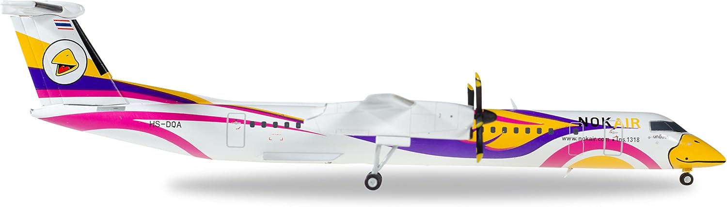 herpa Wings 1/200 Dash-8 Q400 ƒmƒbƒNƒGƒA HS-DQA
