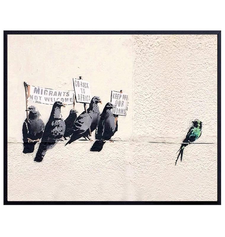 Banksy Wall Art Banksy Poster 8x10 Graffiti Wall Art
