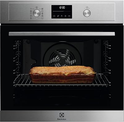 Forno multifuncional electrolux eof6p54tx, capacidade 72 l, função grill, potência 1000w, grill 2300w, aquecimento rápido, limpeza pirolítica, série 600, aço inoxidável, cor cinza, fabricado em de