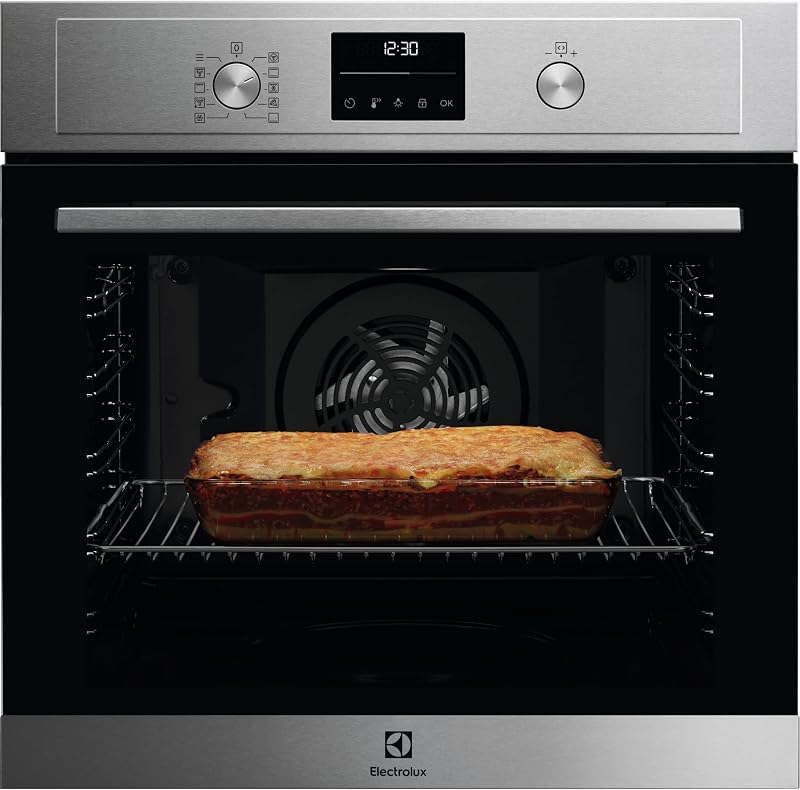 Horno Eléctrico Empotrable, EOF6P54TX, Pirolítico, 72 L