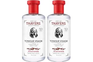 Thayers Alcohol-Free Rose Petal Witch Hazel Facial Toner, Soothing and Hydrating, for All Skin Types, Including Sensitive, Al