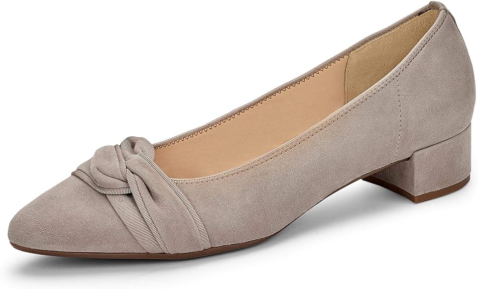 Gabor Women's Court Shoes 41.430.12 Grey 807957 Beige Size 8 UK