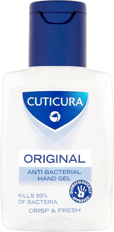 Cuticura Original Anti Bacterial Hand Gel Crisp & Fresh 50ml Kills 99.99%