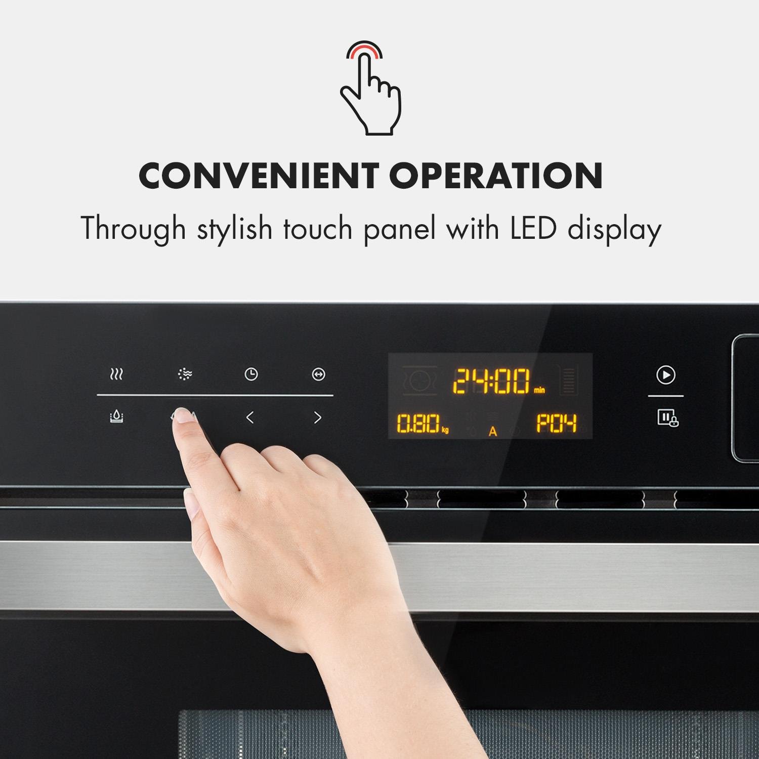 Klarstein Luminance Steam Vaporizador 3 en 1 - grill, cocina al ...