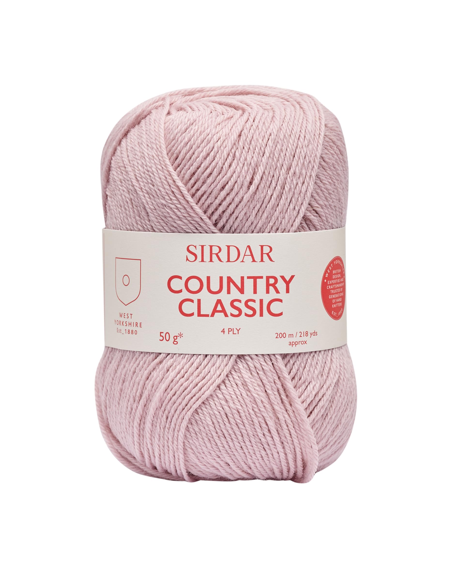 Sirdar Country Classic 4 Ply, Rose Pink (955), 50g