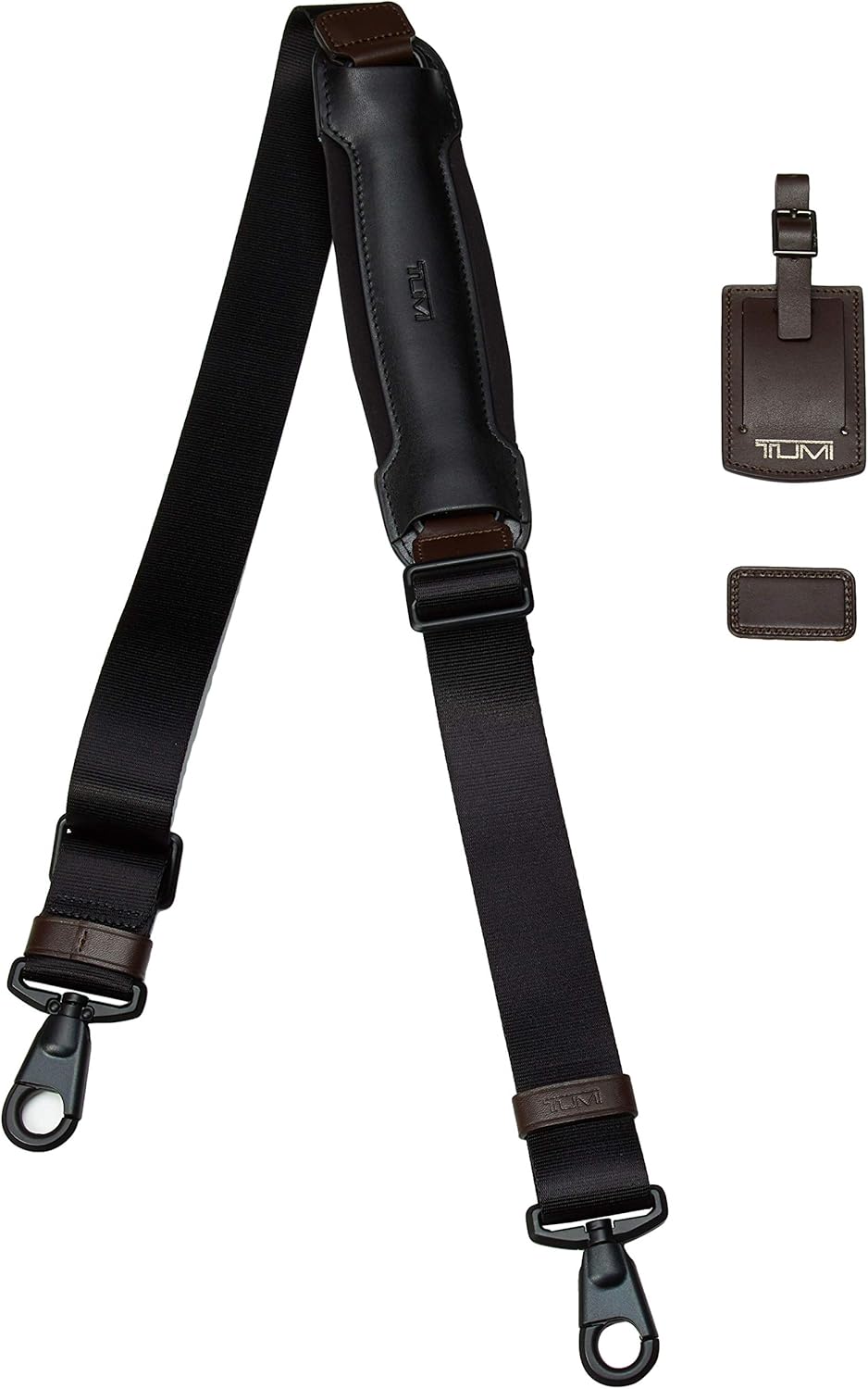 Amazon トゥミ ショルダーベルト Idタグ レザーパッチのセット 公式 正規品 Tumi Accsents Aya キット Brown 革ケア用品