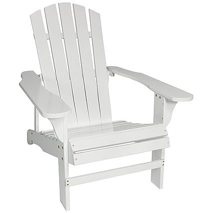Amazon Com Sunnydaze Classic Outdoor Wooden Adirondack Patio