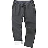 Weintee Women's Petite Fleece Sweatpants Warm Pants for Winter