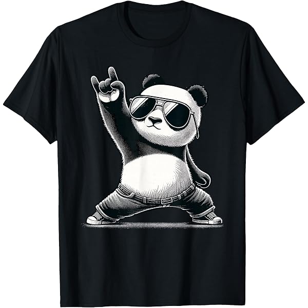Never Say No To Panda Women's T-Shirt – Black, 100% Cotton, Funny Novelty Gift
