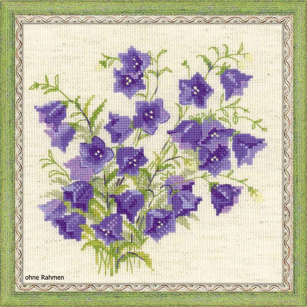RIOLIS Cross Stitch Kit - 1557 - Bellflowers
