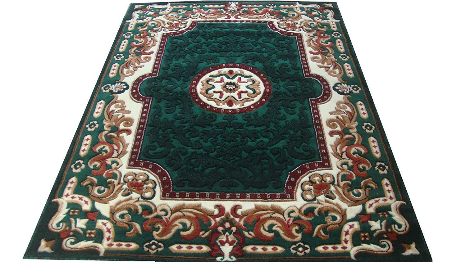 Buy Carpet By Ri Carpet Carpet Of Living Room Rugs 6 Feet X 8 Feet Carpet 8x6 Green Grey Online At Low Prices In India Amazon In