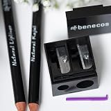 benecos Double Sharpener Cosmetic Pencils Integrated Cleaning Spatula view 5