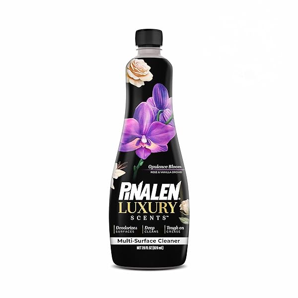 PINALEN LUXURY SCENT LIQUID MULTIPURPOSE CLEANER – OPULENCE BLOOM – 28 FL OZ – ALL PURPOSE CLEANER FOR KITCHEN, BATHROOM, FLOORS & SURFACES