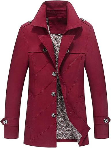 red trench coat amazon