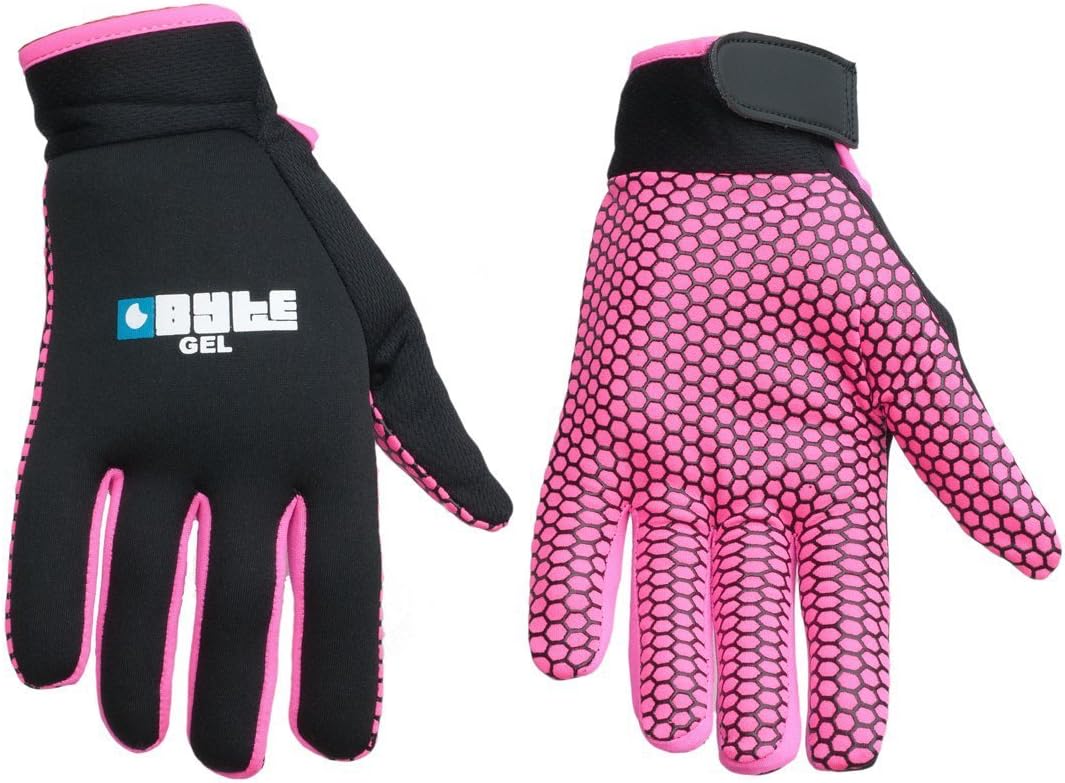 Byte Gel Field Hockey Gloves Pink Extra Small Sports