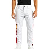 NM-Fashions Mens Rock Star Costume Concert Cosplay Yellow Faux Leather Jacket