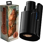 KIIROO Keon Stroker Bundle with Maya Wild Life Sleeve, Interactive Device | FeelMe AI control, Wi-Fi connectivity, adjustable motion settings and waterproof construction provide convenient,flexible use