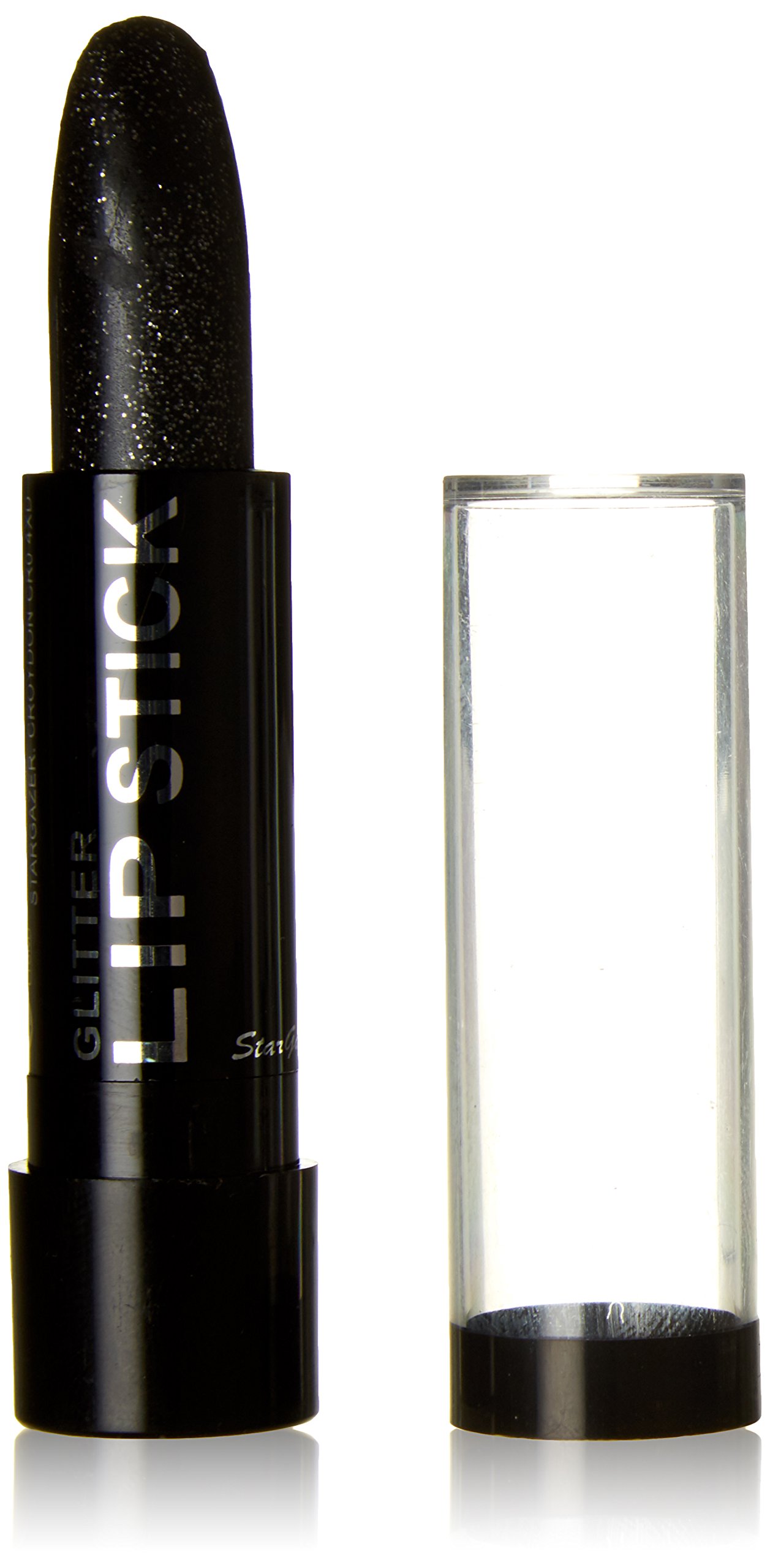Stargazer Glitter Lipstick, Black — image 1