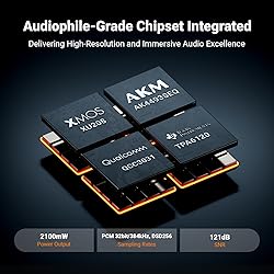 Fosi Audio K7 DAC Headphone Amp, Desktop USB C