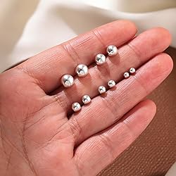 PRETOLE Sterling Silver Stud Earrings, Sterling
