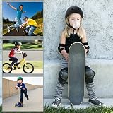 XJD Kids Helmet Small Black Adjustable Safety Bicycle Helmet for Kids 3-13 view 6