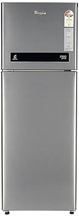 Whirlpool 265 L 3 Star Frost Free Double Door Refrigerator(NEO DF278 PRM ILLUSIA STEEL(3S), Illusia Steel)