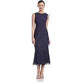JS Collections Womens Meli Soutache Tea Length Dress