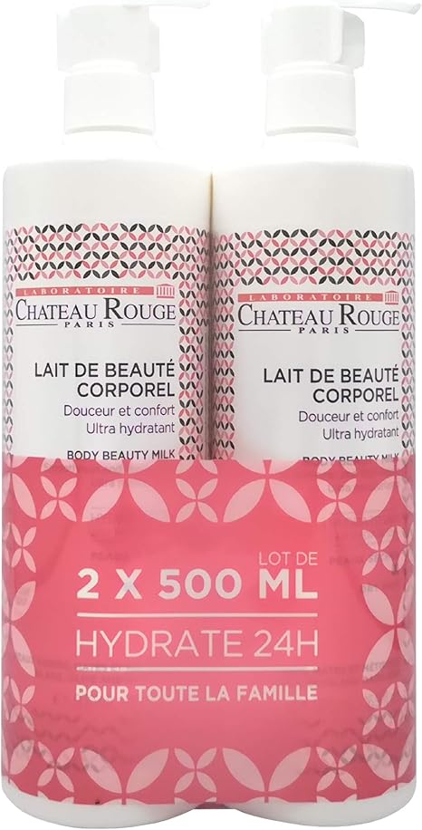 Chateau Rouge Lait De Beaute Eclaircissant Visage Et Corps Lot De 2 X 400ml Amazon Co Uk Health Personal Care