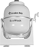 Avalon Bay Ecowash Portable Hand Cranked Manual Clothes Non-Electric Washing Machine by, Counter Top Washer for Camping, Apartments, RV’s, or Delicates